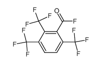 2,3,6-Tris-(trifluormethyl)-benzoylfluorid Structure