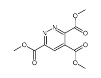 3,4,6-Pyridazintricarbonsaeure-trimethylester结构式