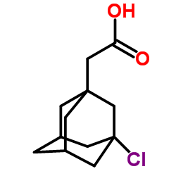 (3-Chloroadamantan-1-yl)acetic acid结构式