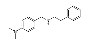 N,N-dimethyl-4-[(2-phenylethylamino)methyl]aniline Structure
