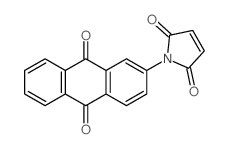 1-(9,10-dioxoanthracen-2-yl)pyrrole-2,5-dione structure