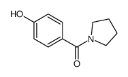 (4-hydroxyphenyl)-pyrrolidin-1-ylmethanone结构式