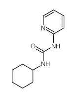N-Cyclohexyl-N-2-pyridinylurea结构式