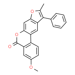 3-methoxy-9-methyl-10-phenyl-[1]benzofuro[6,5-c]isochromen-5-one picture