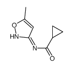 Cyclopropanecarboxamide, N-(5-methyl-3-isoxazolyl)- (9CI)结构式