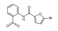 5-bromo-N-(2-nitrophenyl)furan-2-carboxamide结构式