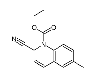 ethyl 2-cyano-6-methyl-2H-quinoline-1-carboxylate结构式