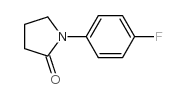 1-(4-Fluorophenyl)-2-pyrrolidinone structure