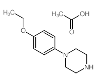 acetic acid; 1-(4-ethoxyphenyl)piperazine picture