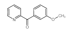 (3-Methoxyphenyl)2-pyridinylmethanone Structure