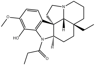 16-Methoxy-1-(1-oxopropyl)aspidospermidin-17-ol结构式