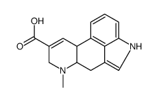 (6aR,10aR)-7-methyl-6,6a,8,10a-tetrahydro-4H-indolo[4,3-fg]quinoline-9-carboxylic acid Structure