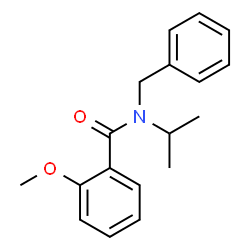 N-Benzyl-N-isopropyl-2-methoxybenzamide structure