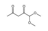 1,1-Dimethoxy-2,4-pentanedione结构式