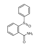 2-(phenylsulphinyl)benzamide结构式