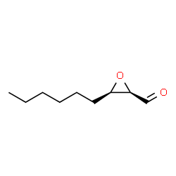 Oxiranecarboxaldehyde, 3-hexyl-, (2R,3R)-rel- (9CI)结构式