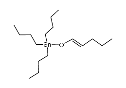 tributyl(pent-1-en-1-yloxy)stannane Structure
