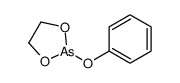 2-phenoxy-1,3,2-dioxarsolane Structure