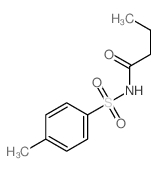 Butanamide,N-[(4-methylphenyl)sulfonyl]- structure