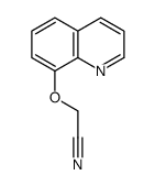 2-quinolin-8-yloxyacetonitrile Structure
