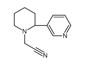 2-[(2S)-2-pyridin-3-ylpiperidin-1-yl]acetonitrile结构式