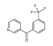 pyridin-3-yl-[3-(trifluoromethyl)phenyl]methanone Structure