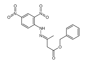benzyl 3-[(2,4-dinitrophenyl)hydrazinylidene]butanoate Structure
