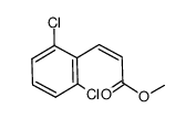 methyl (2Z)-3-(2,6-dichlorophenyl)prop-2-enoate结构式