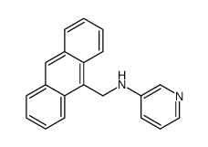 N-(anthracen-9-ylmethyl)pyridin-3-amine Structure