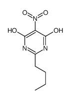 2-BUTYL-6-HYDROXY-5-NITRO-4(1H)-PYRIMIDINONE结构式