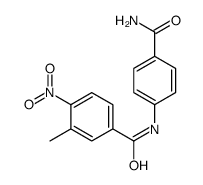 N-(4-carbamoylphenyl)-3-methyl-4-nitrobenzamide Structure