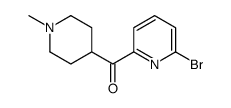 (6-BROMOPYRIDIN-2-YL)(1-METHYLPIPERIDIN-4-YL)METHANONE结构式