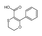 6-phenyl-2,3-dihydro-1,4-oxathiine-5-carboxylic acid Structure