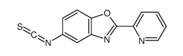 5-isothiocyanato-2-pyridin-2-yl-1,3-benzoxazole结构式