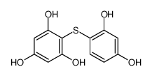 2-(2,4-dihydroxyphenyl)sulfanylbenzene-1,3,5-triol结构式