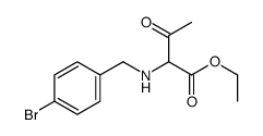 ethyl 2-[(4-bromophenyl)methylamino]-3-oxobutanoate结构式