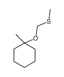 1-methyl-1-(methylsulfanylmethoxy)cyclohexane结构式