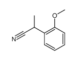 2-(2-methoxyphenyl)propanenitrile结构式