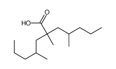 2,4-dimethyl-2-(2-methylpentyl)heptanoic acid结构式