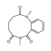 1,7-dimethyl-4,5-dihydro-3H-1,7-benzodiazecine-2,6,8-trione Structure