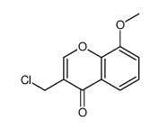 3-(chloromethyl)-8-methoxychromen-4-one Structure