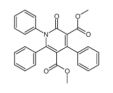 1,4,6-triphenyl-3,5-bis(methoxycarbonyl)-2(1H)-pyridinone Structure