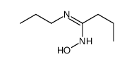 N-hydroxy-N'-propylbutanimidamide结构式