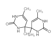 [4,4'-Bipyrimidine]-2,2'(1H,1'H)-dione,3,3',4,4'-tetrahydro-4,4',6,6'-tetramethyl-, (R*,S*)- (9CI)结构式