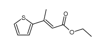 (E/Z)-ethyl 3-(thiophen-2-yl)but-2-enoate Structure