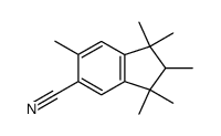 2,3-Dihydro-1,1,2,3,3,6-hexamethyl-1H-indene-5-carbonitrile Structure