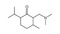 2-[(dimethylamino)methyl]-3-methyl-6-propan-2-ylcyclohexan-1-one Structure