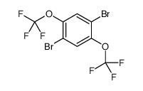 1,4-dibromo-2,5-bis(trifluoromethoxy)benzene结构式