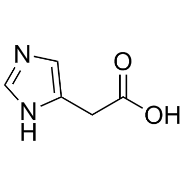 Imidazoleacetic acid Structure