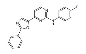 N-(4-fluorophenyl)-4-(2-phenyl-1,3-oxazol-5-yl)pyrimidin-2-amine Structure